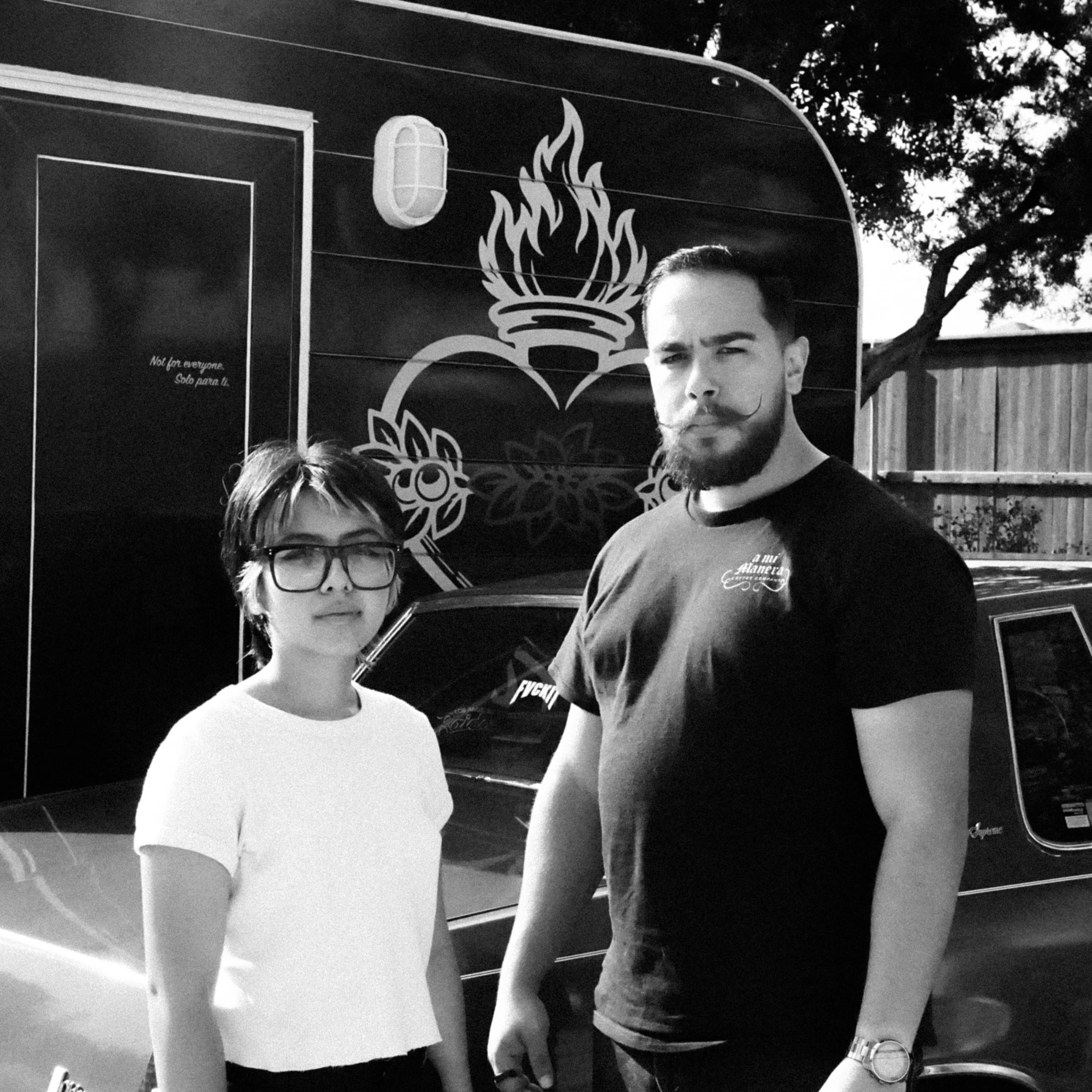 Tío and sobrina, the founders of A Mi Manera Coffee